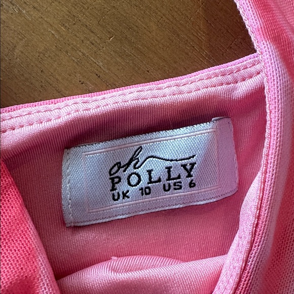 Oh polly ELIO Sarong Wrap Front Mini Dress size 6 - Picture 5 of 6